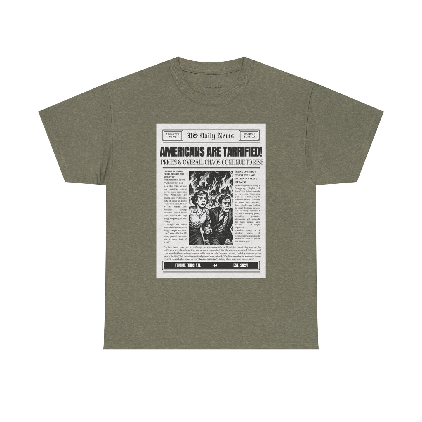Americans Are Tarrified T-Shirt