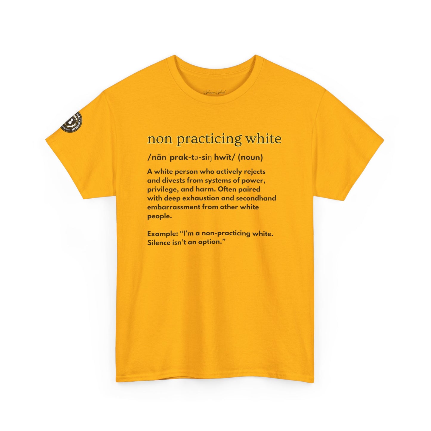 “NON PRACTICING WHITE” TSHIRT