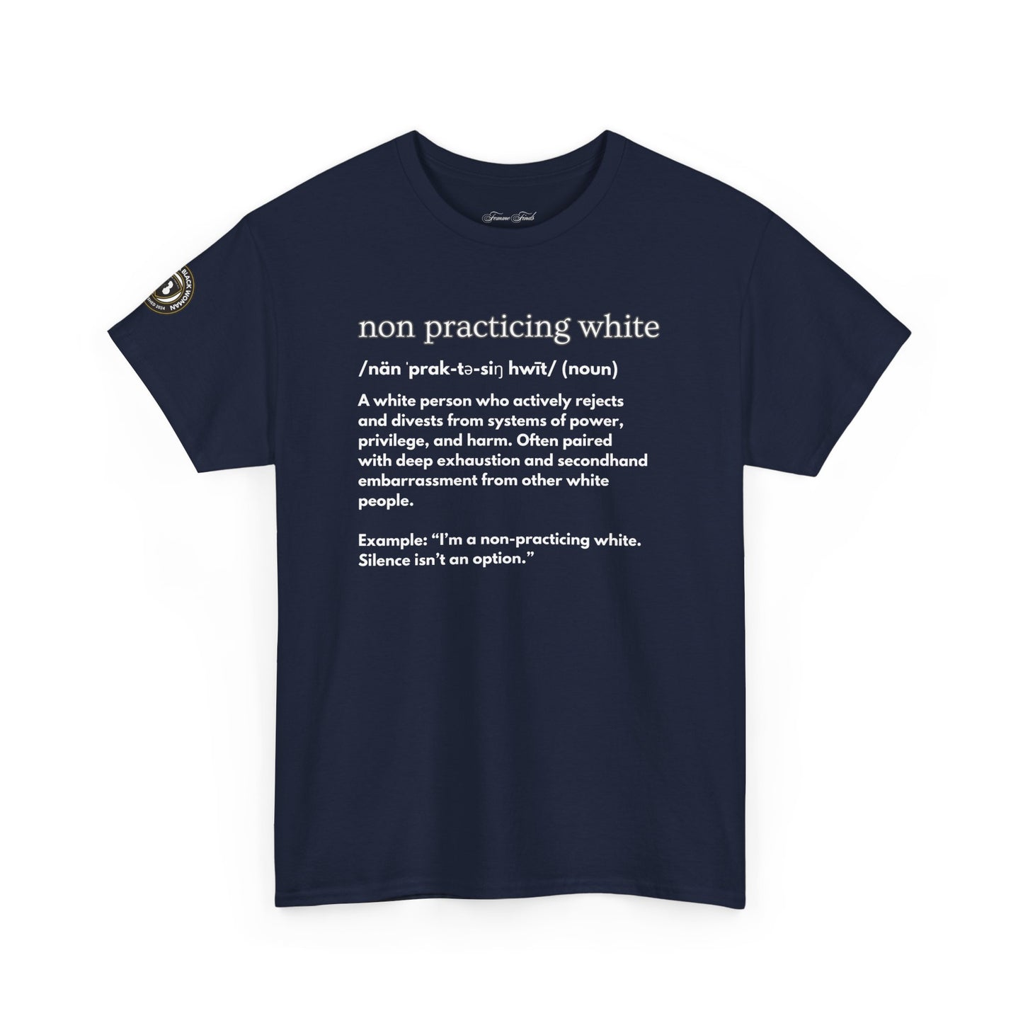 “NON PRACTICING WHITE” TSHIRT