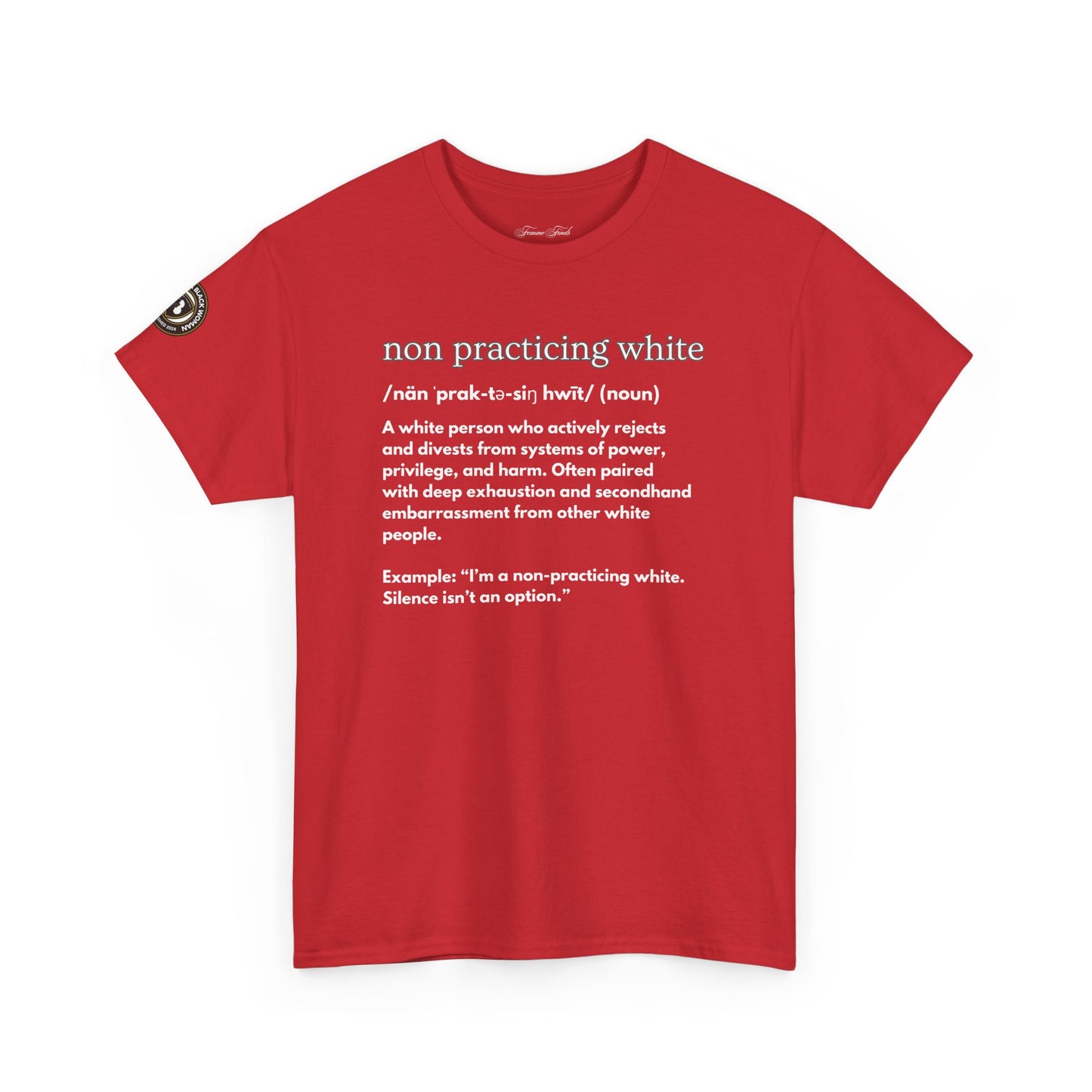 “NON PRACTICING WHITE” TSHIRT