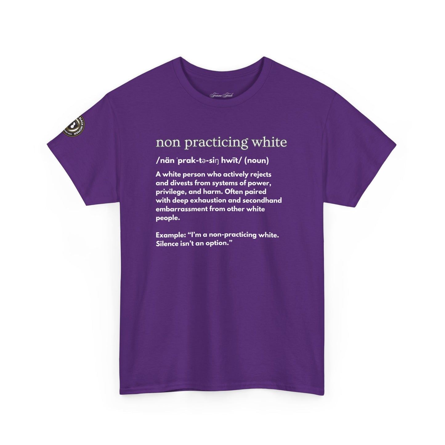 “NON PRACTICING WHITE” TSHIRT