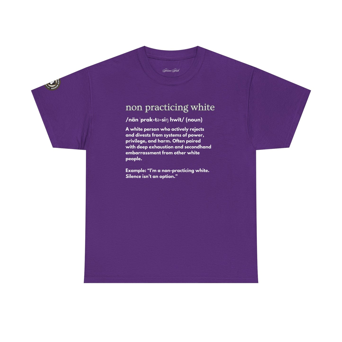 “NON PRACTICING WHITE” TSHIRT