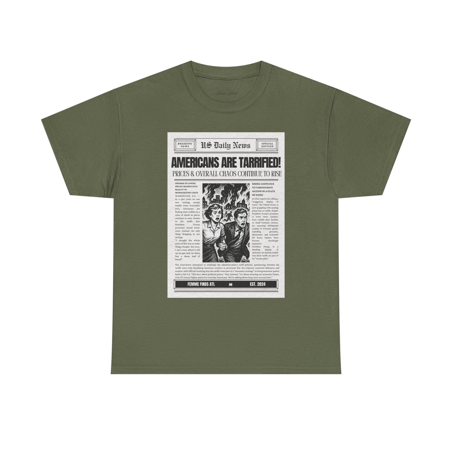 Americans Are Tarrified T-Shirt
