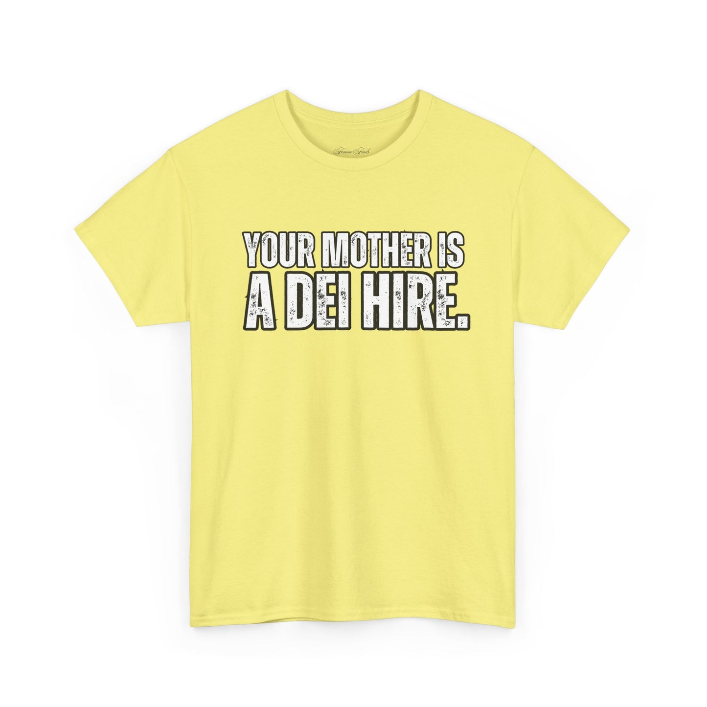 “YOUR MOTHER IS A DEI HIRE” TSHIRT