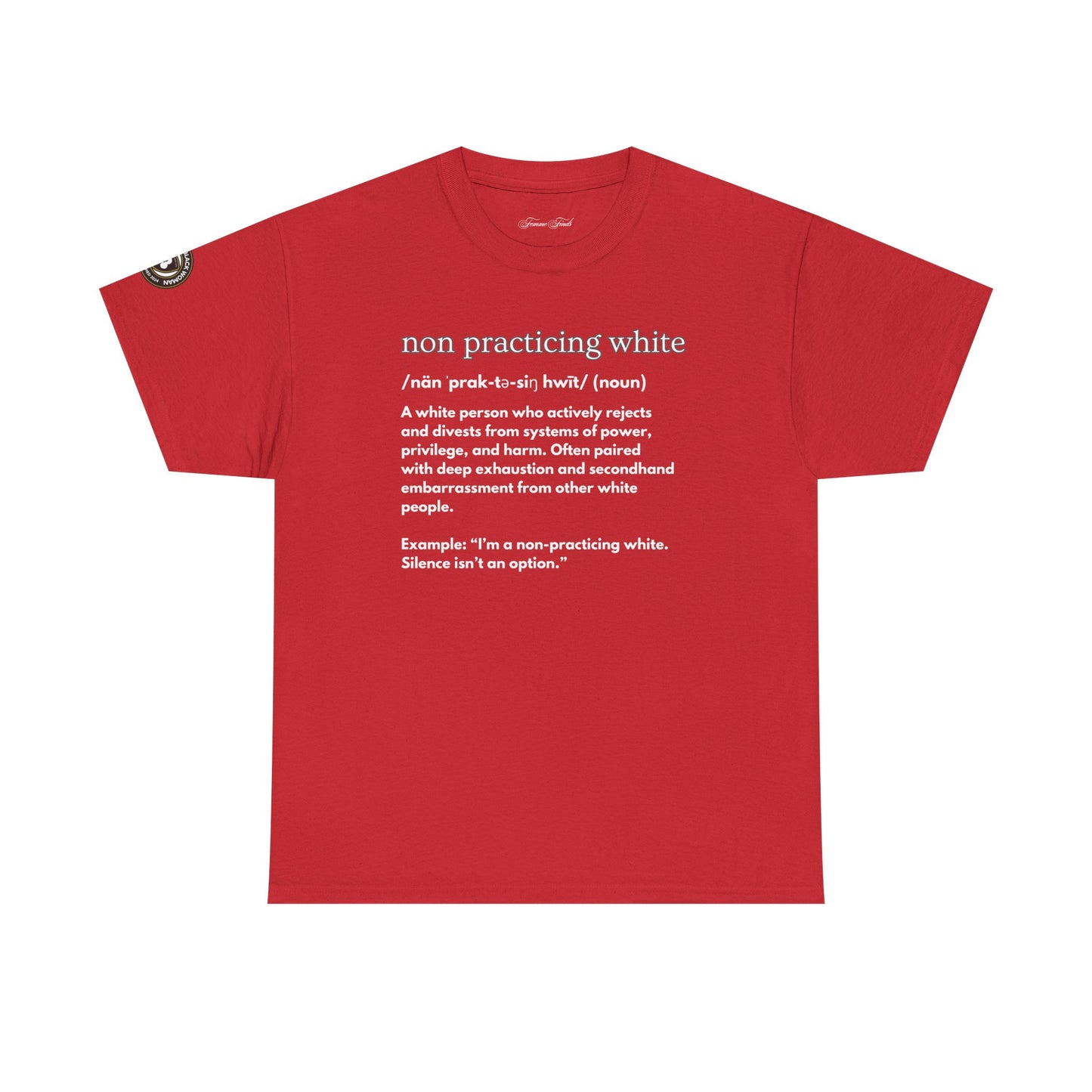 “NON PRACTICING WHITE” TSHIRT