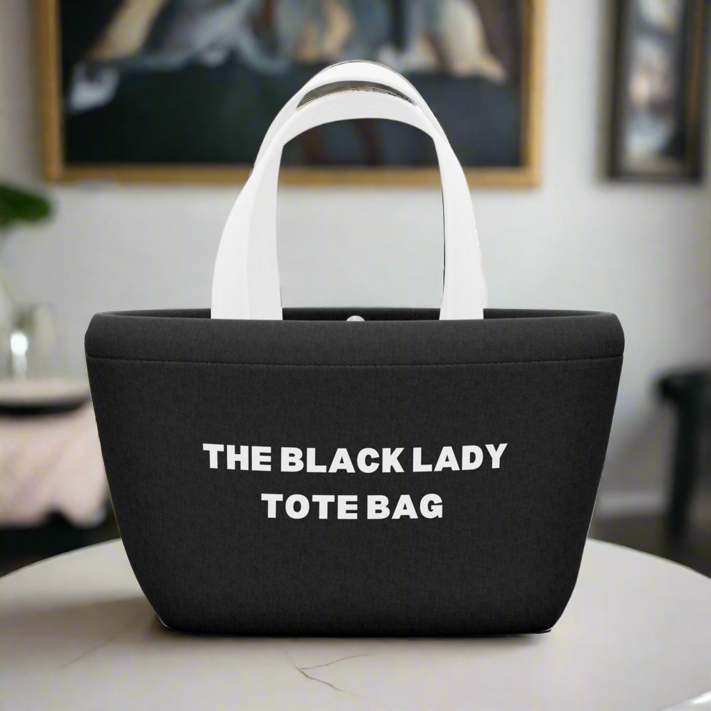 The Black Lady Tote Handbag