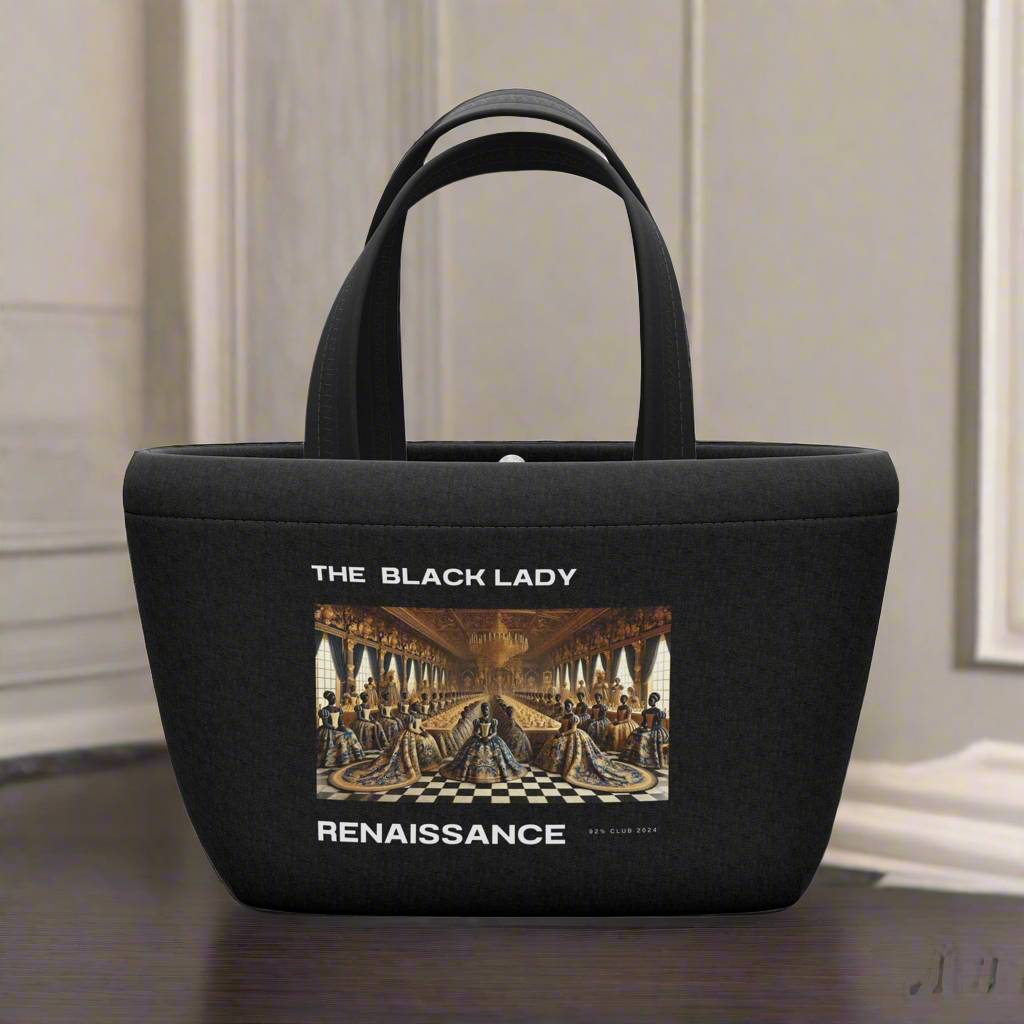 The Black Lady Tote Handbag