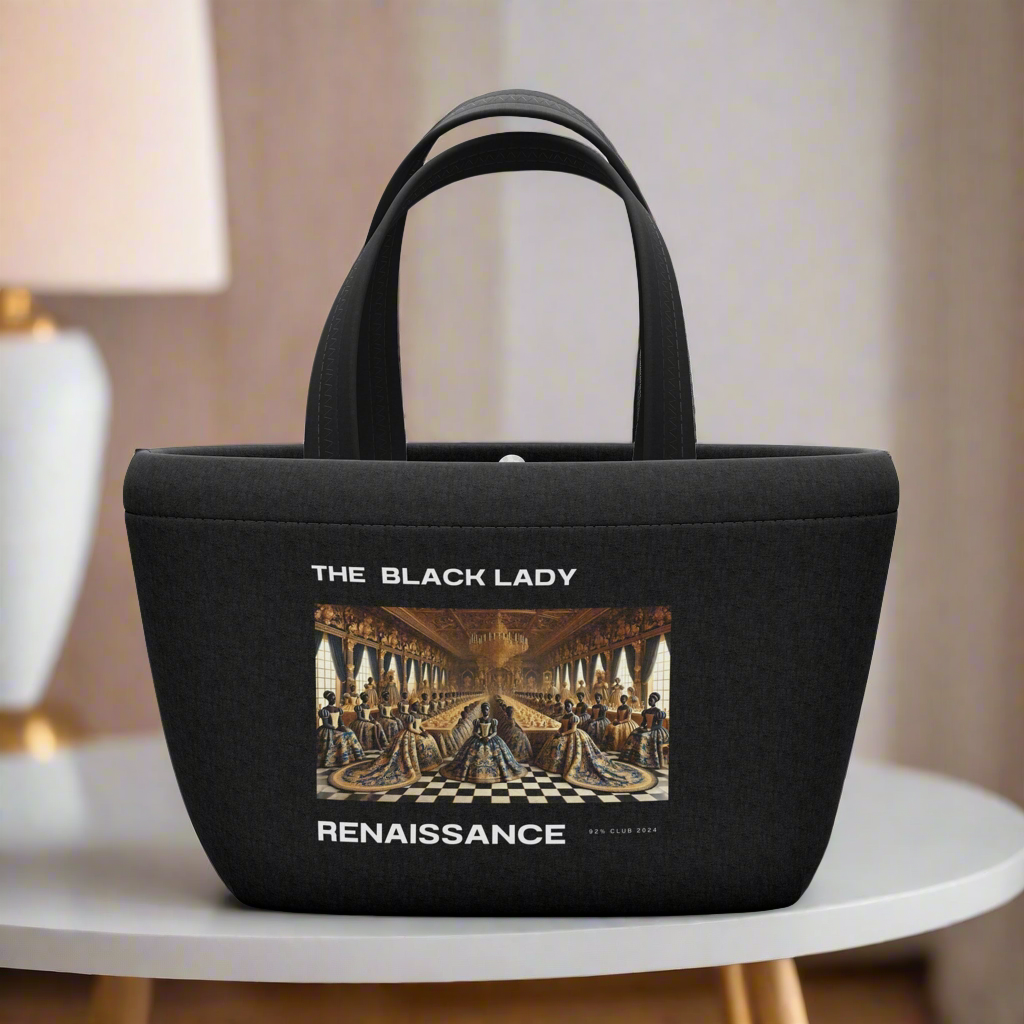 The Black Lady Tote Handbag