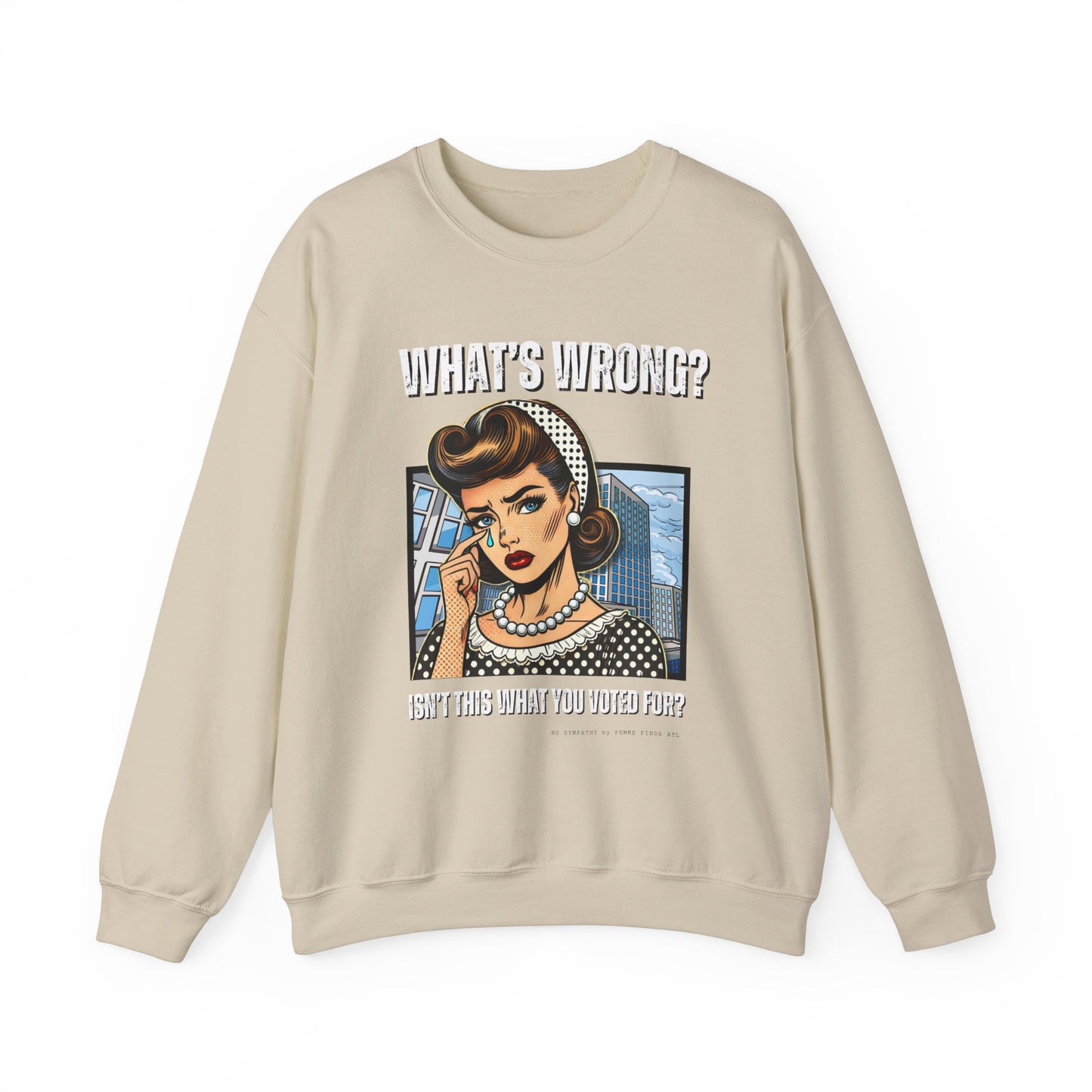 "What’s Wrong?" Statement Sweatshirt