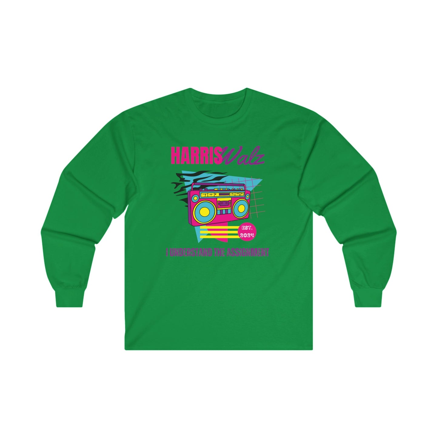 Harris Walz 90s Inspired Longsleeve Tshirt