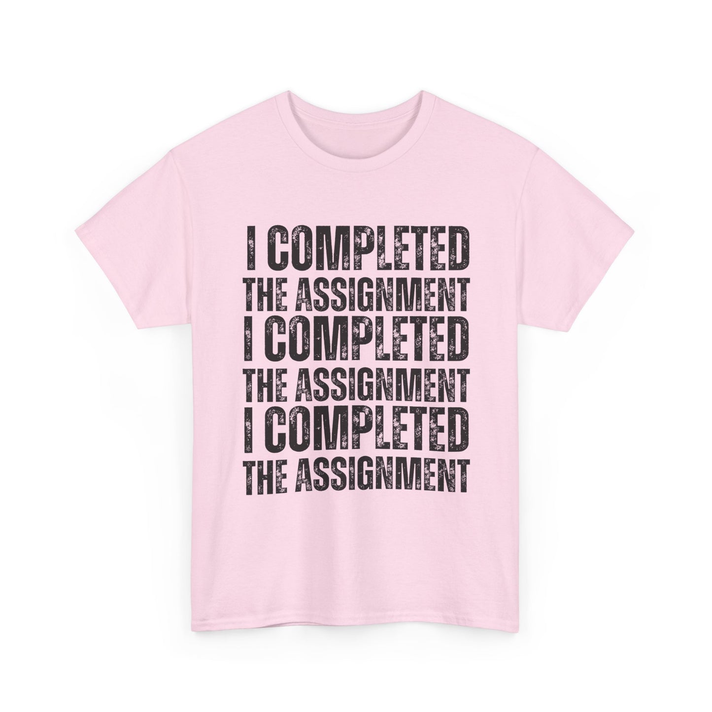 I Completed The Assignment Tshirt