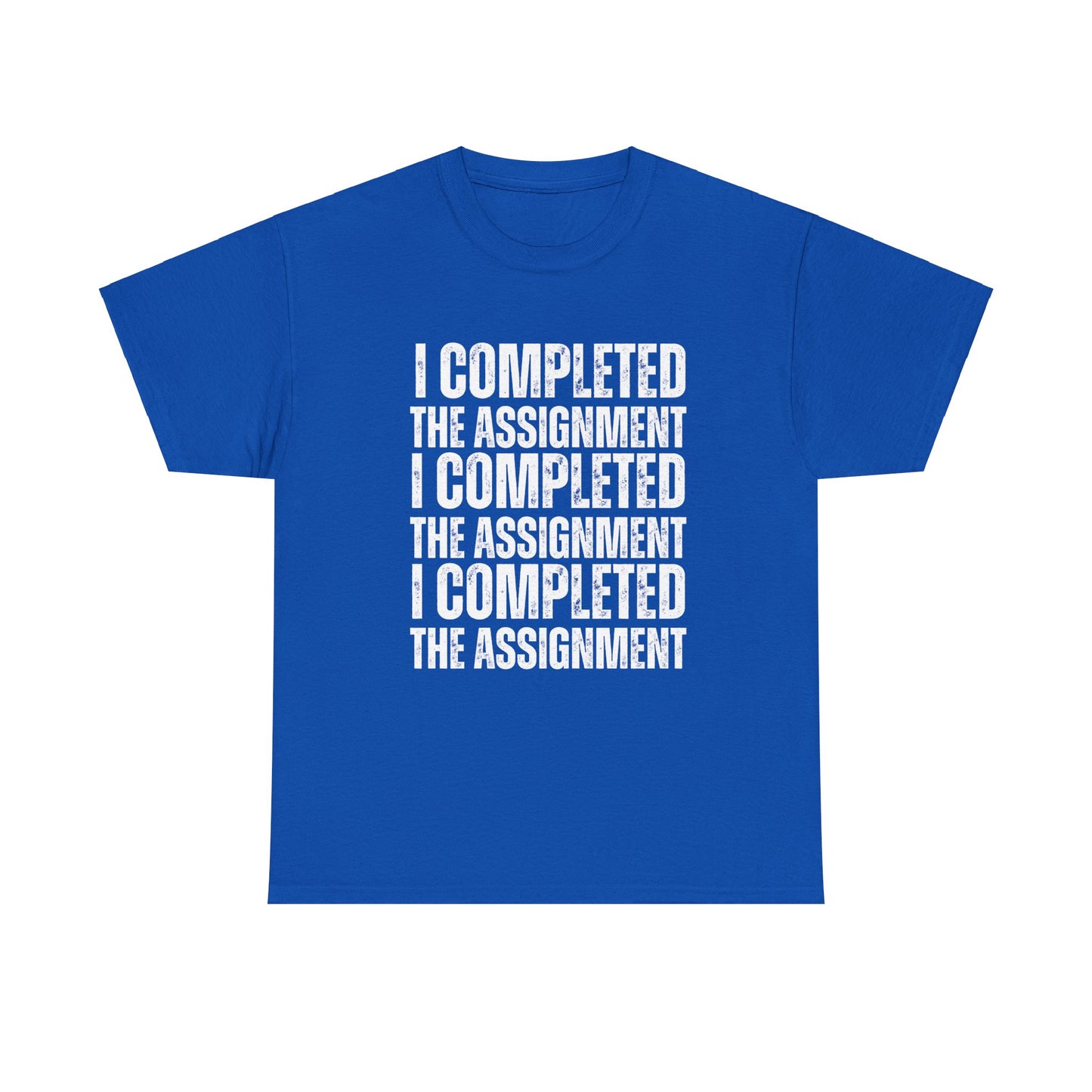 I Completed The Assignment Tshirt