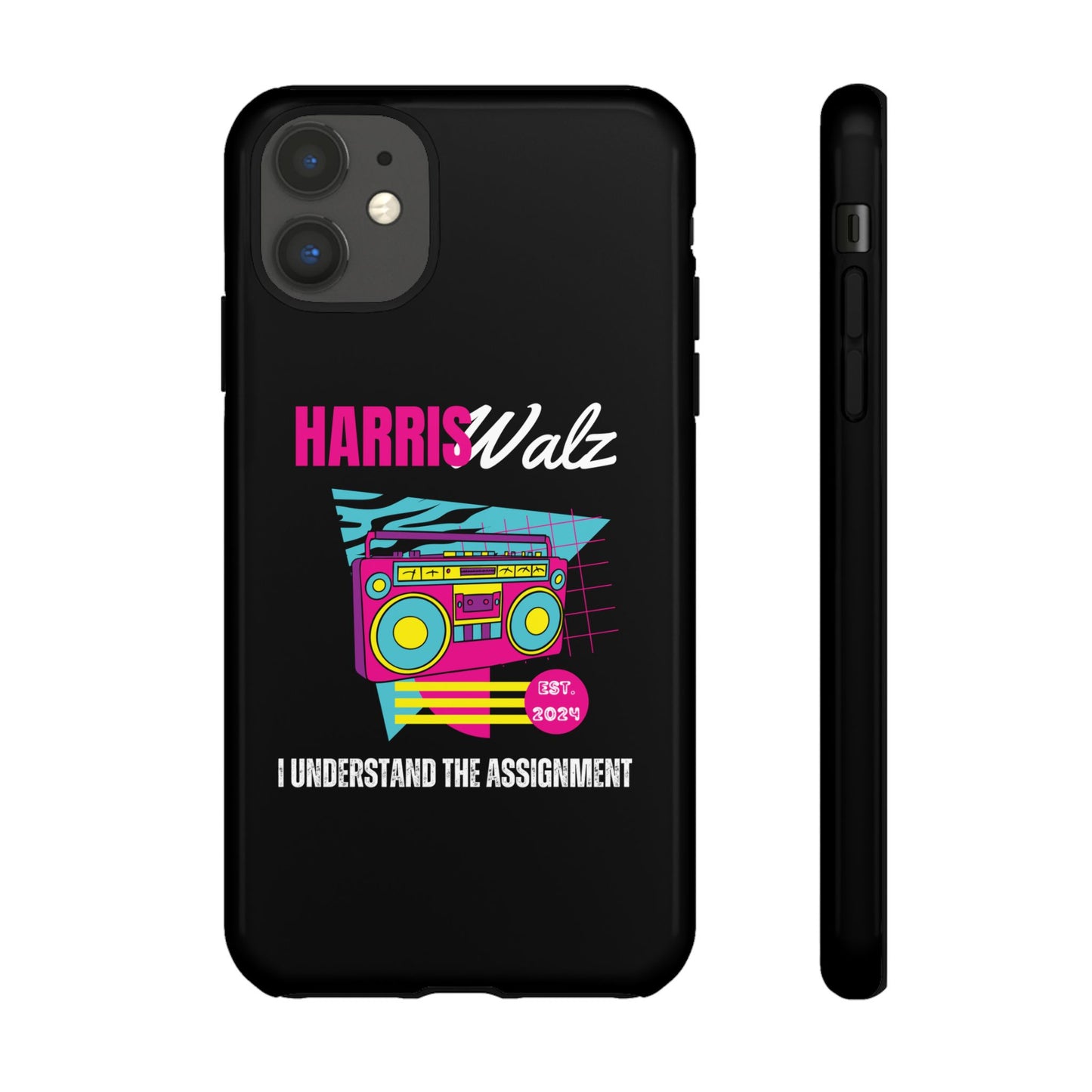 90s Inspired Harris Walz Phone Case