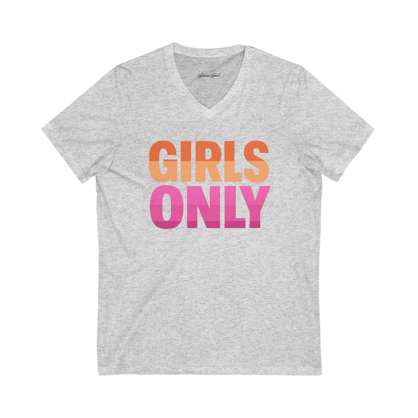 GIRLS ONLY PRIDE VNECK TEE