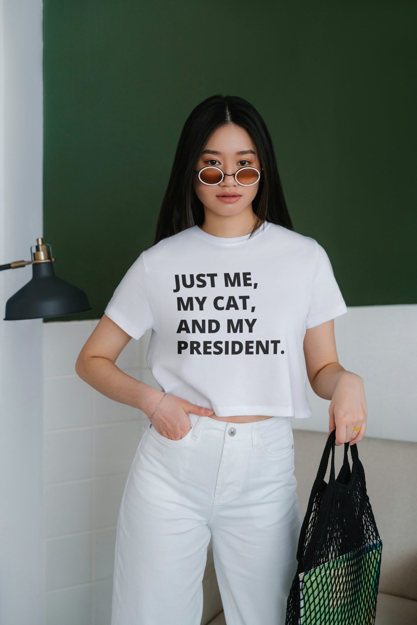 Me, My Cat, & My President Tee