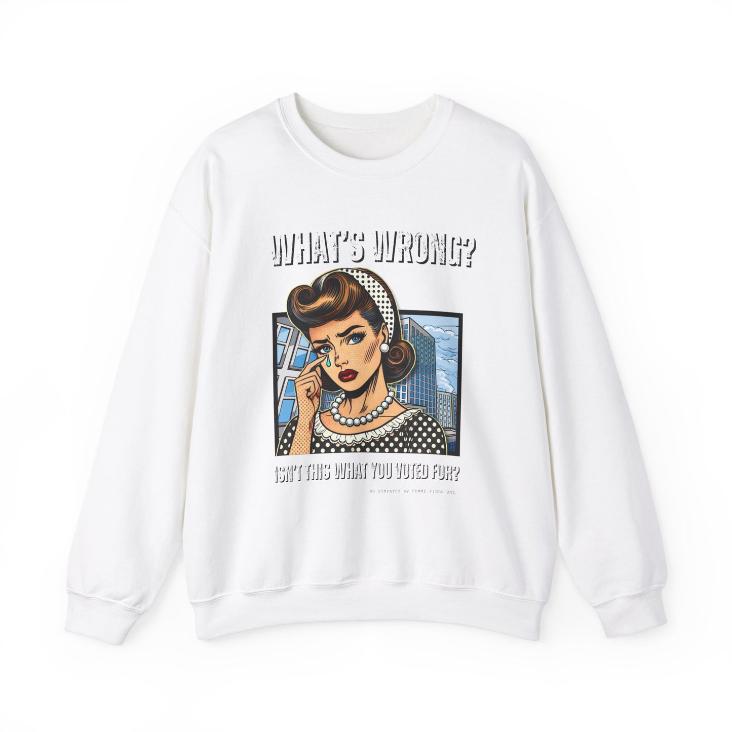 "What’s Wrong?" Statement Sweatshirt