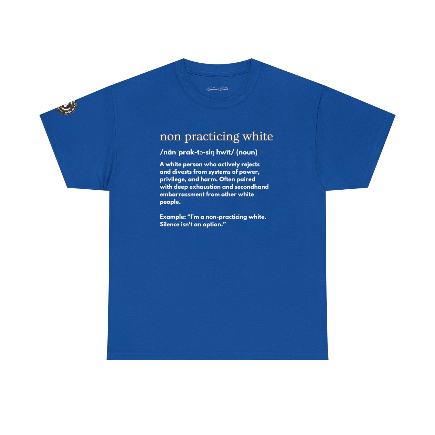 “NON PRACTICING WHITE” TSHIRT