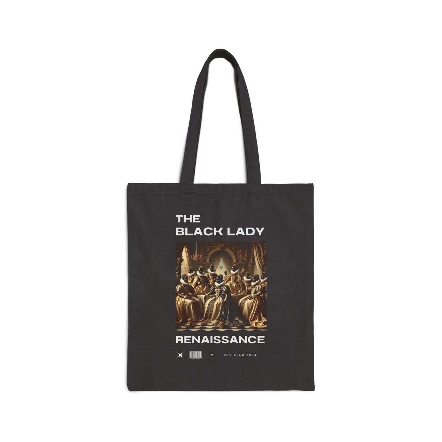 The Black Lady Canvas Tote Bag