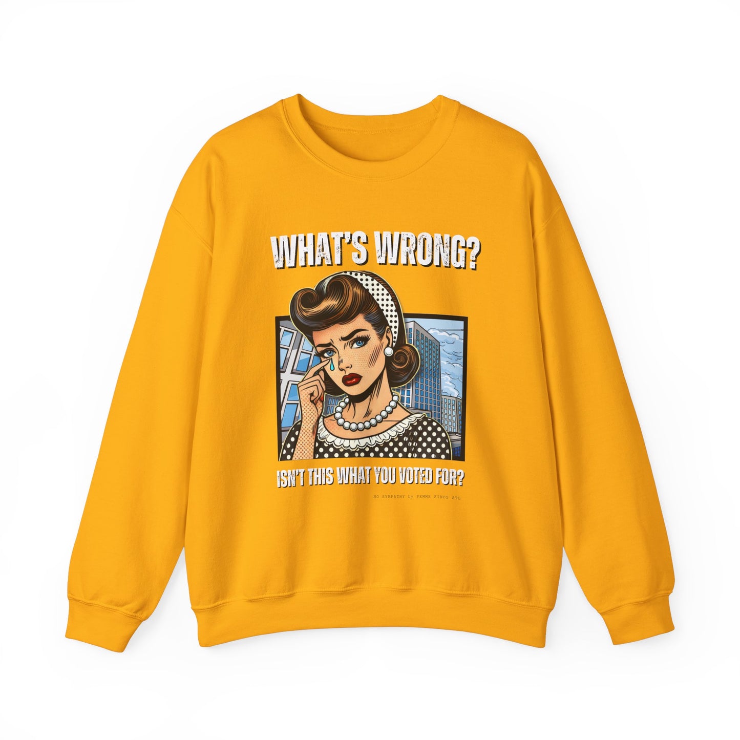 "What’s Wrong?" Statement Sweatshirt