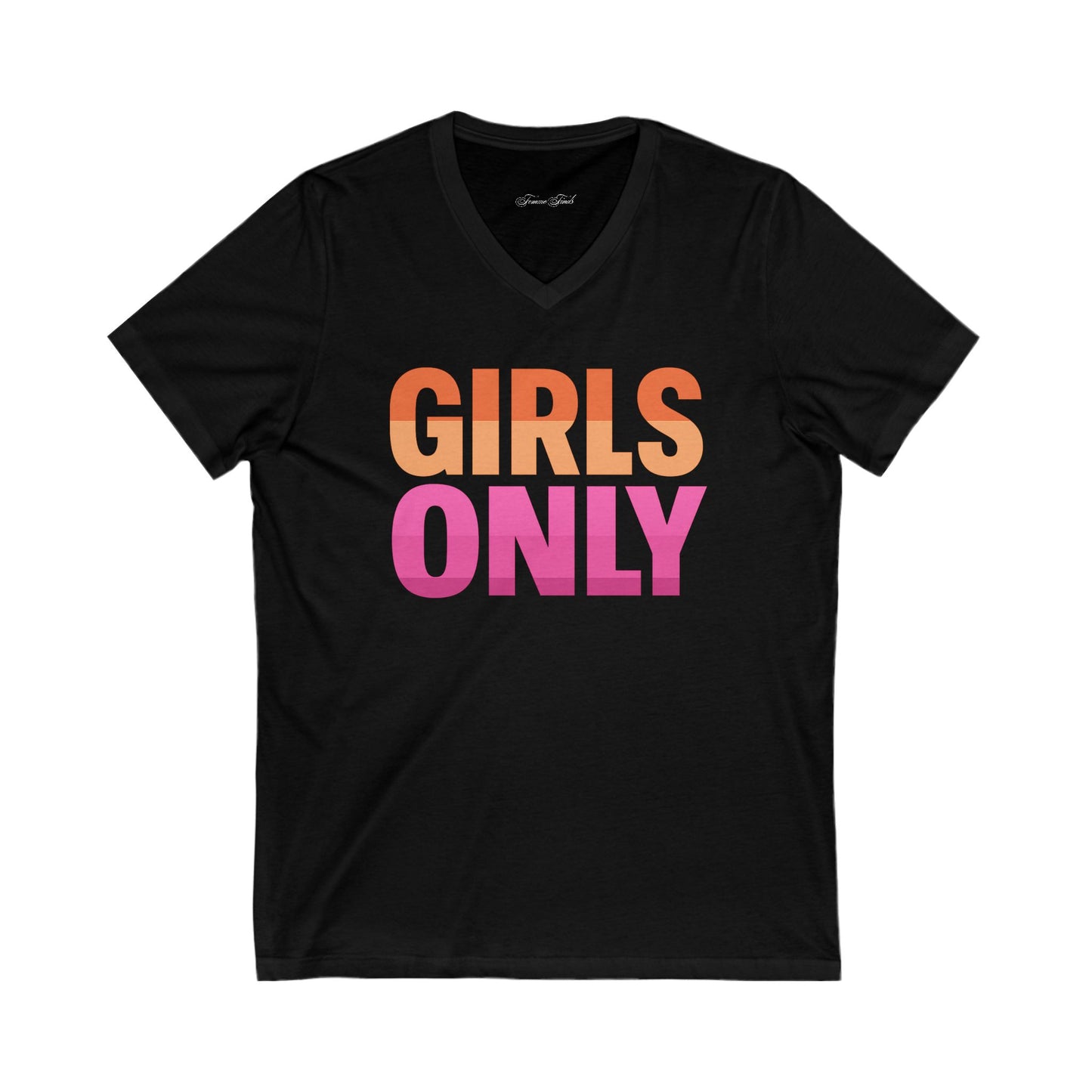 GIRLS ONLY PRIDE VNECK TEE
