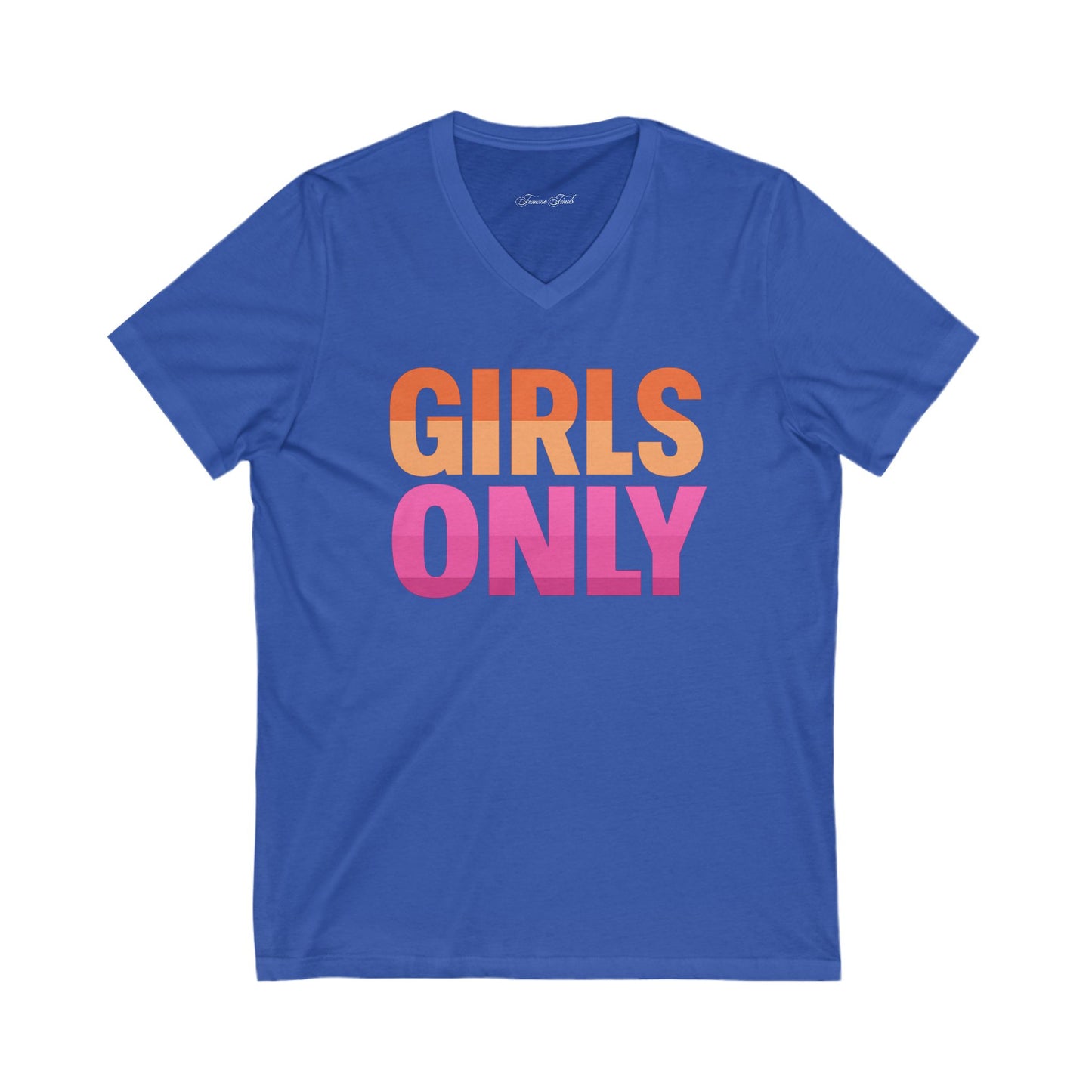 GIRLS ONLY PRIDE VNECK TEE
