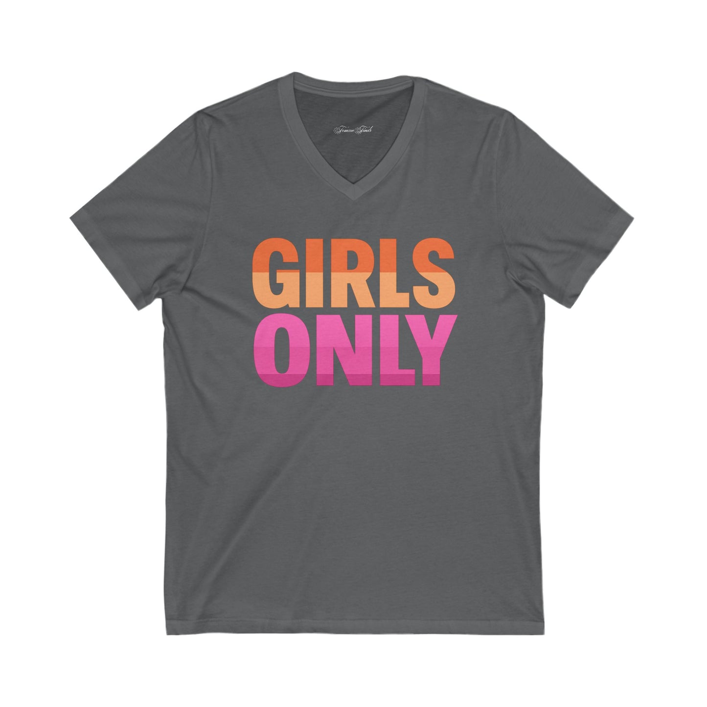 GIRLS ONLY PRIDE VNECK TEE