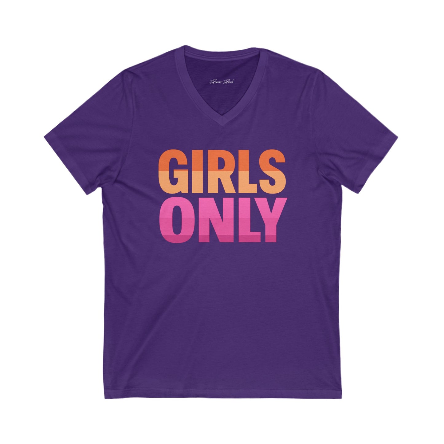 GIRLS ONLY PRIDE VNECK TEE