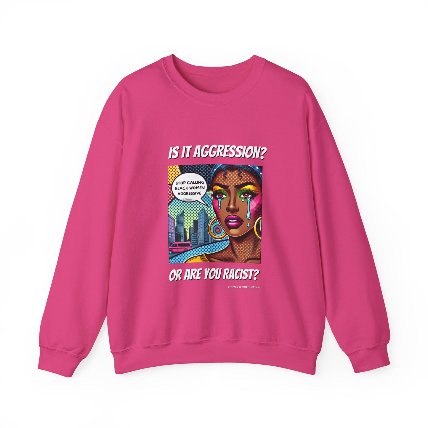 Is It Aggression? (Or Are You Racist) Crewneck Sweatshirt