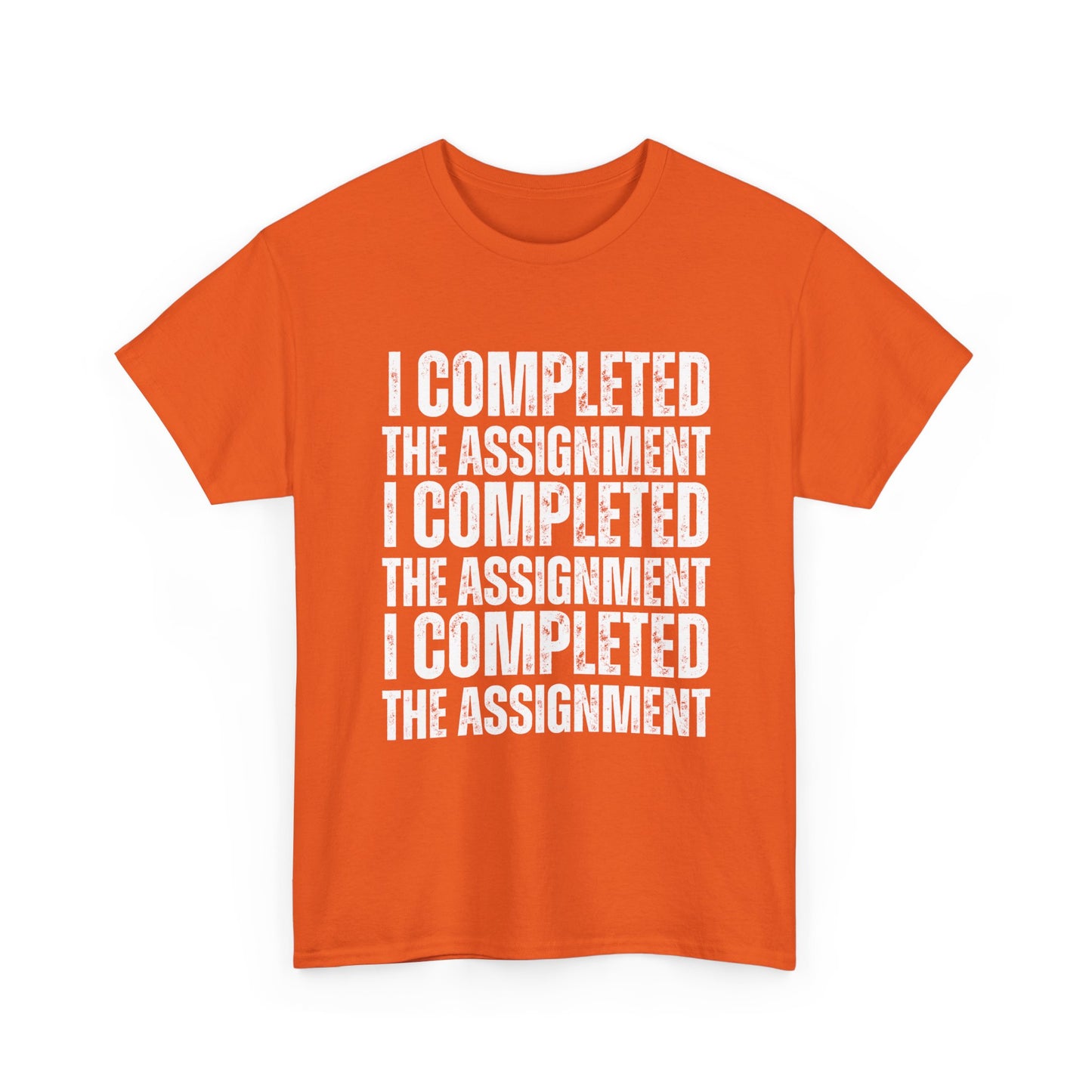 I Completed The Assignment Tshirt