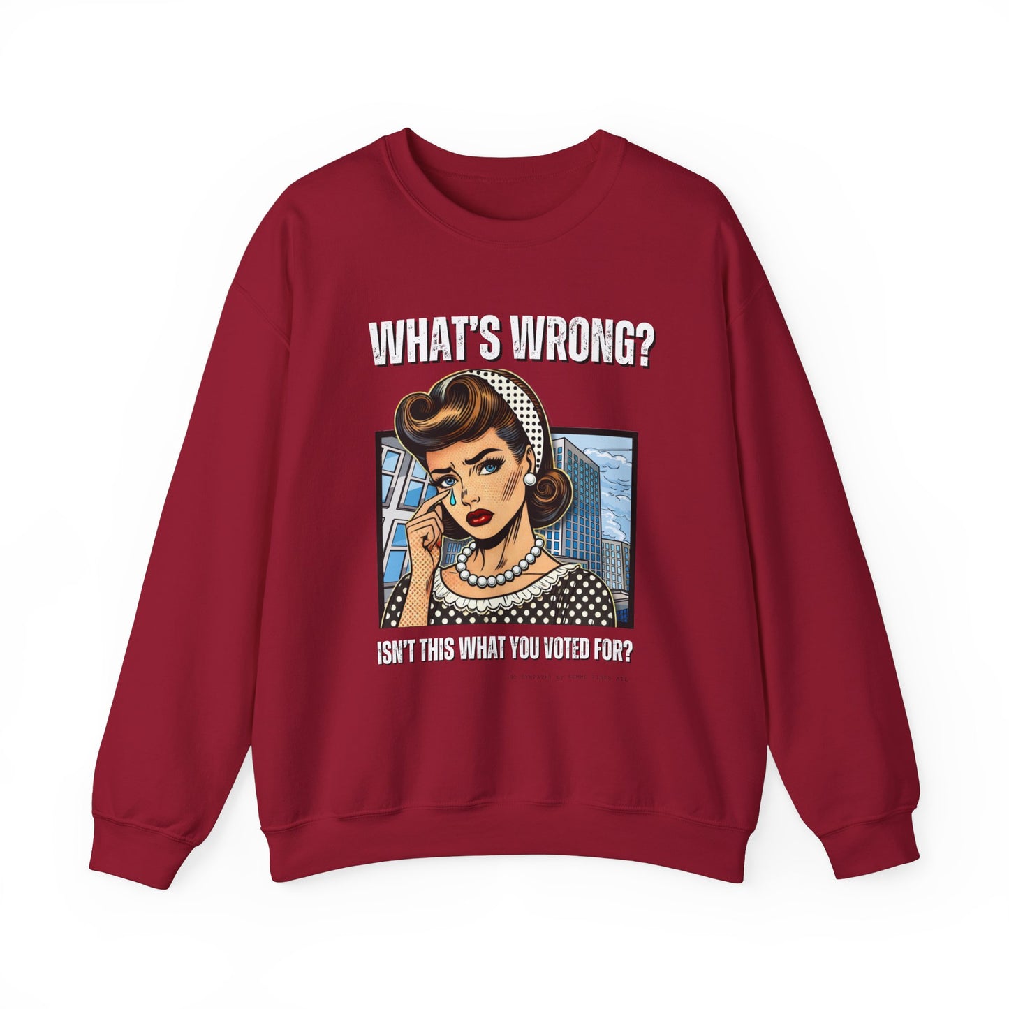 "What’s Wrong?" Statement Sweatshirt