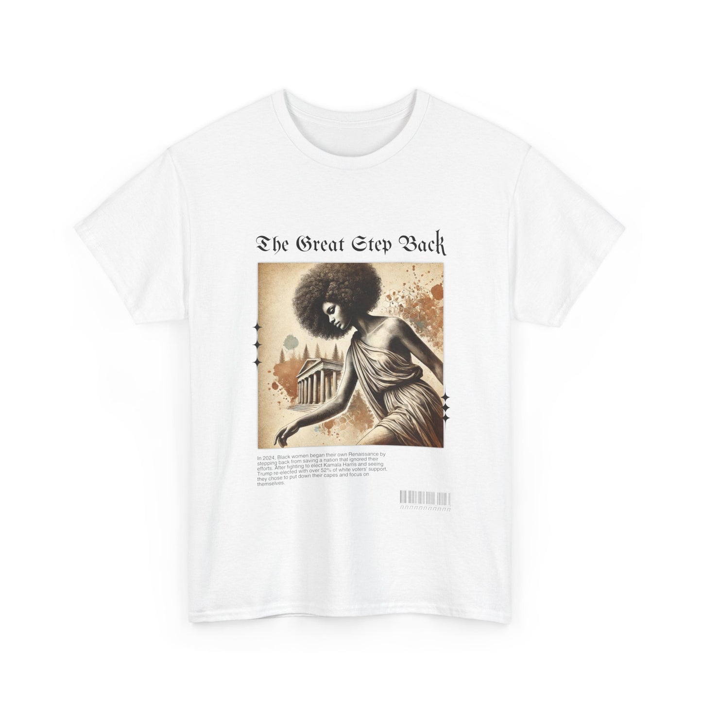 “The Great Step Back” Renaissance-Inspired Tshirt