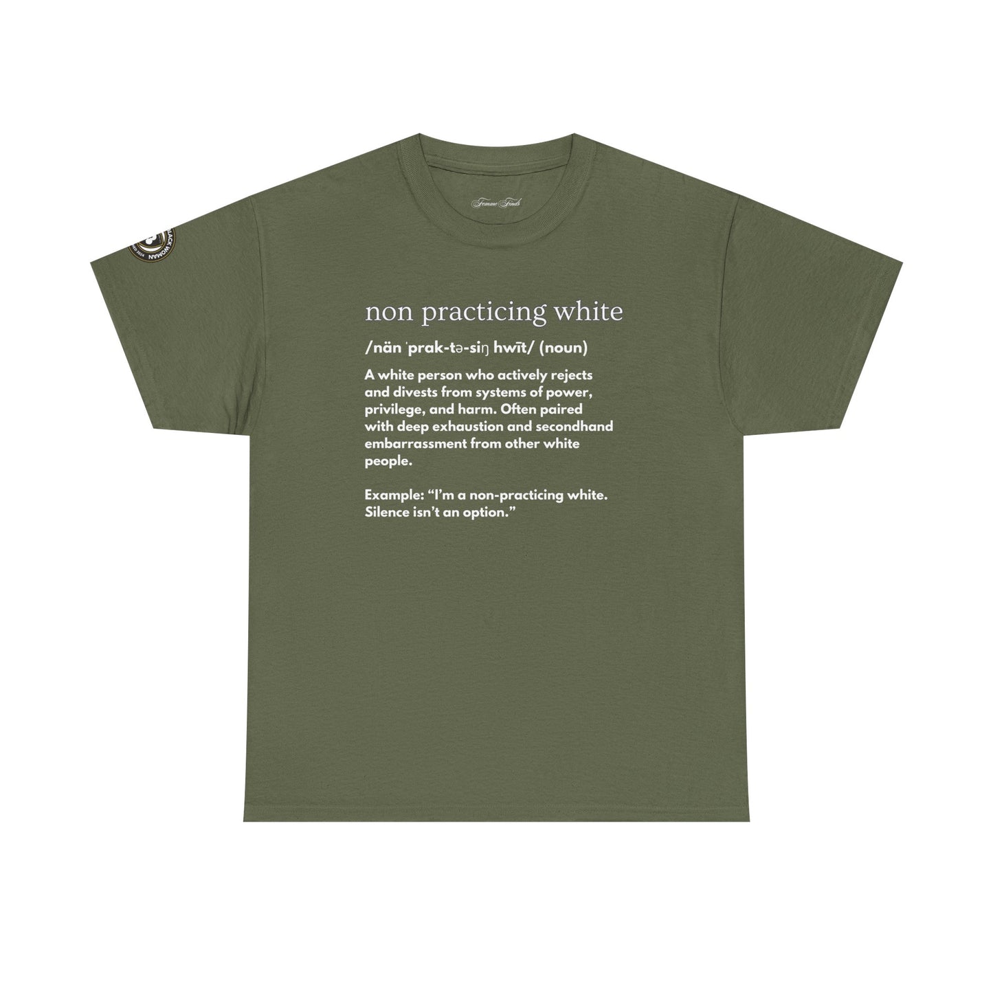 “NON PRACTICING WHITE” TSHIRT
