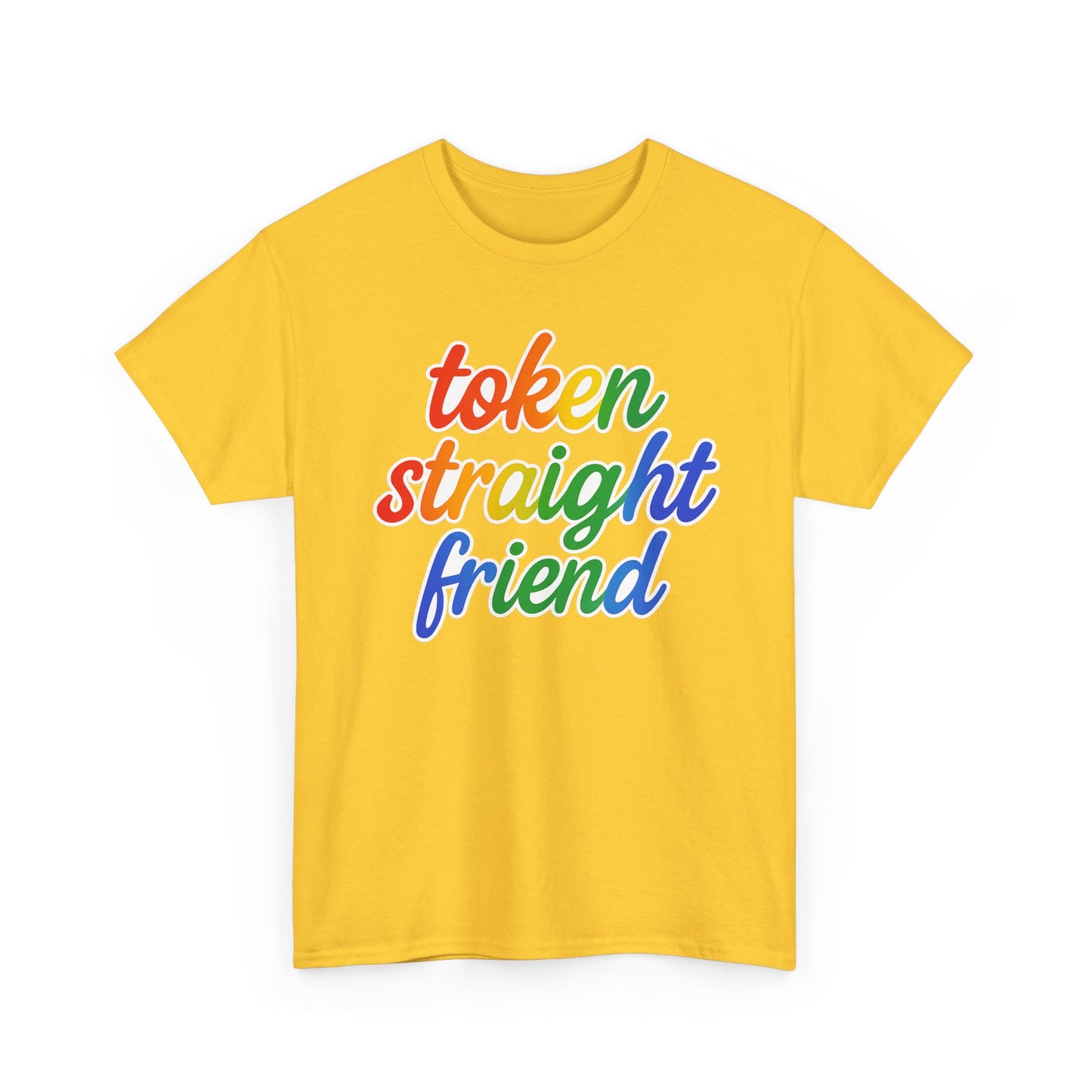 TOKEN STRAIGHT FRIEND PRIDE TSHIRT