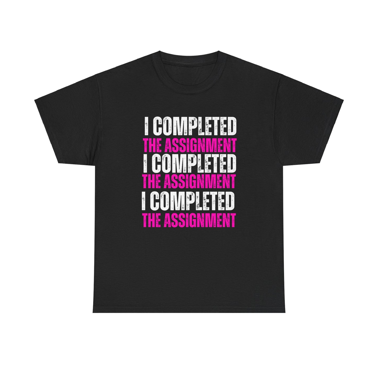 I Completed The Assignment Tshirt