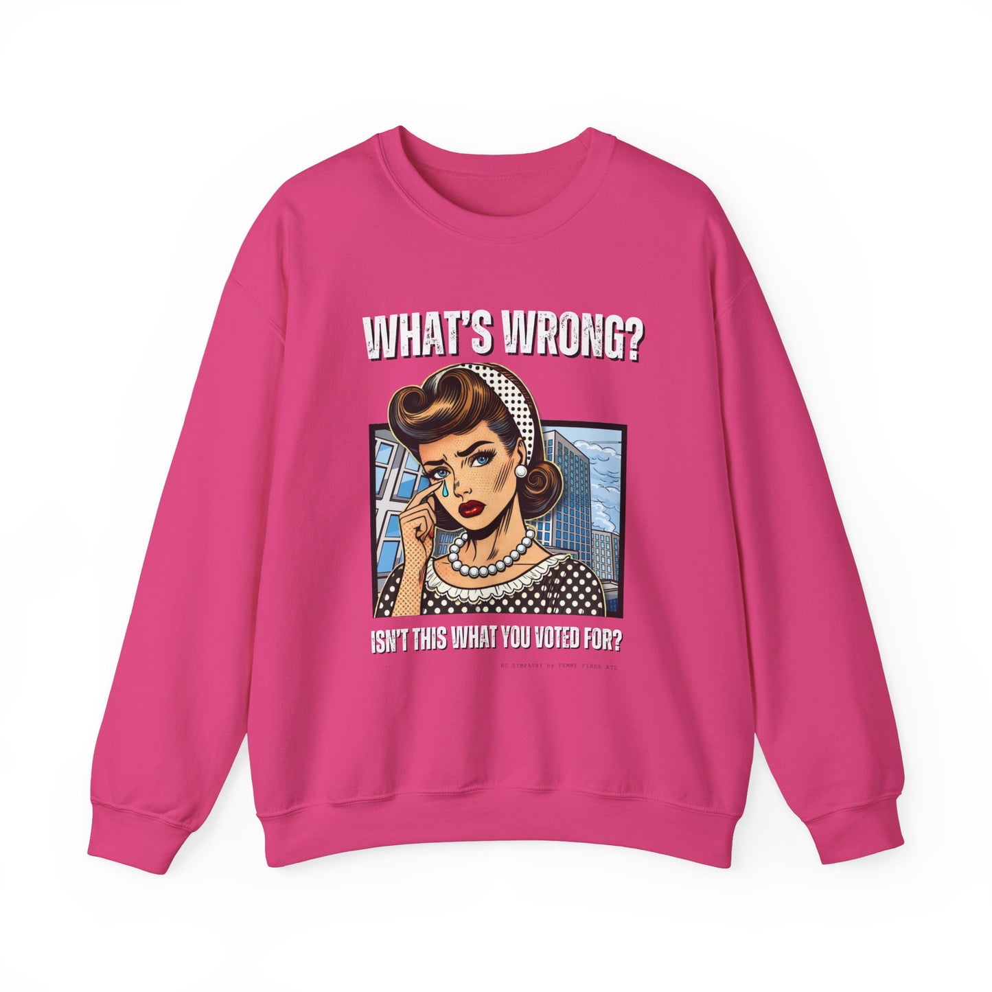 "What’s Wrong?" Statement Sweatshirt