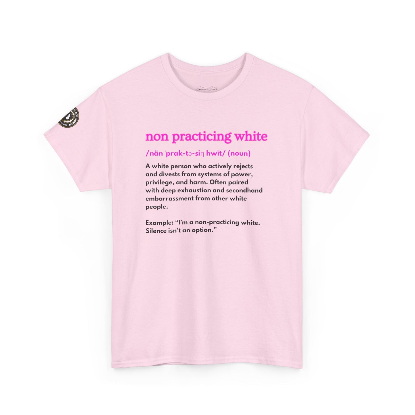 “NON PRACTICING WHITE” TSHIRT
