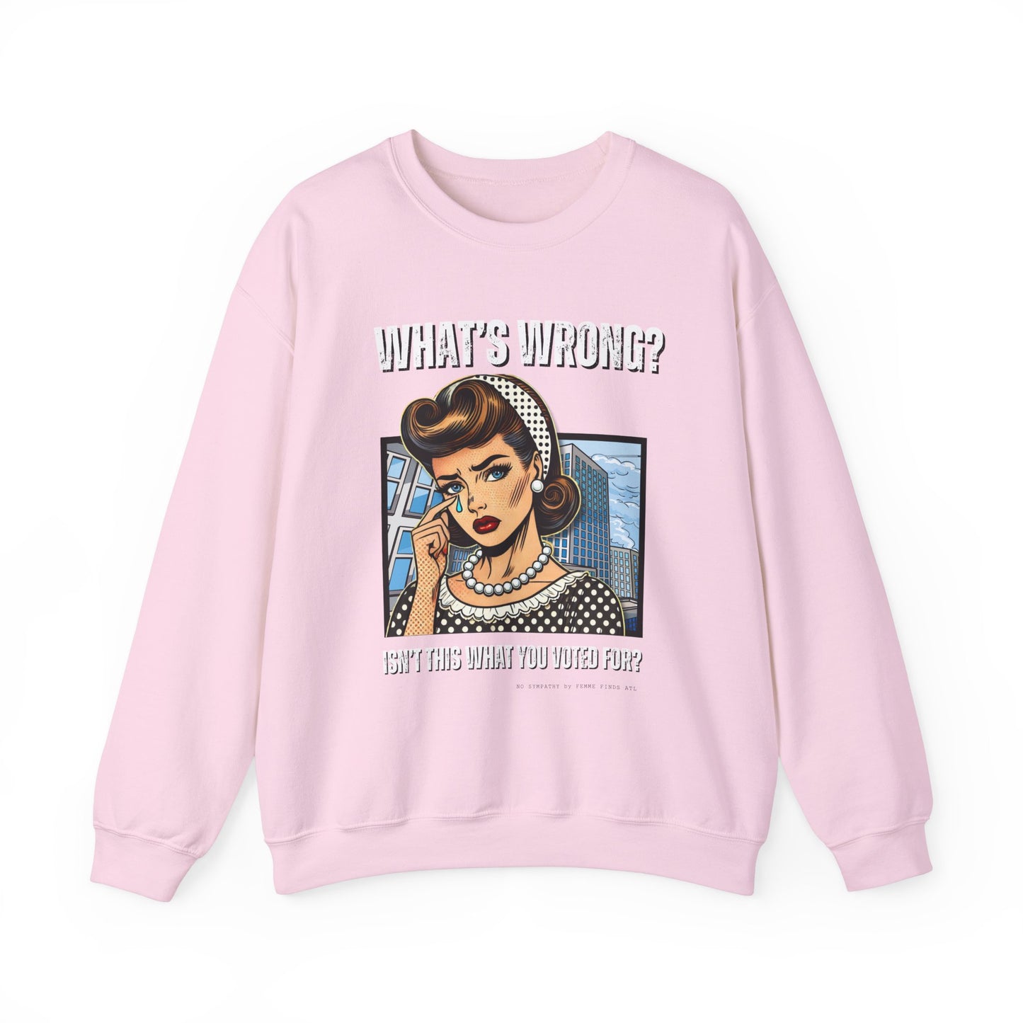 "What’s Wrong?" Statement Sweatshirt