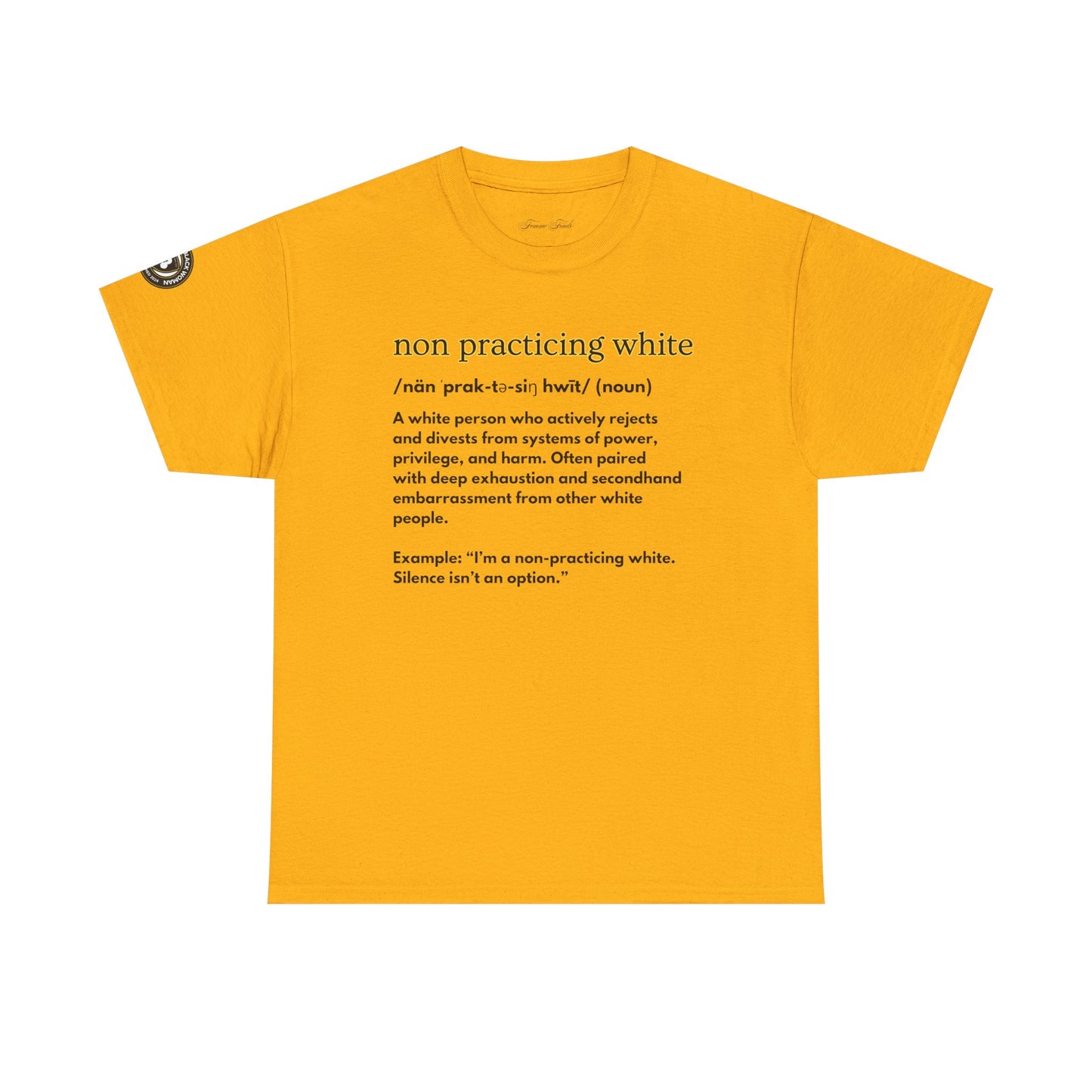 “NON PRACTICING WHITE” TSHIRT