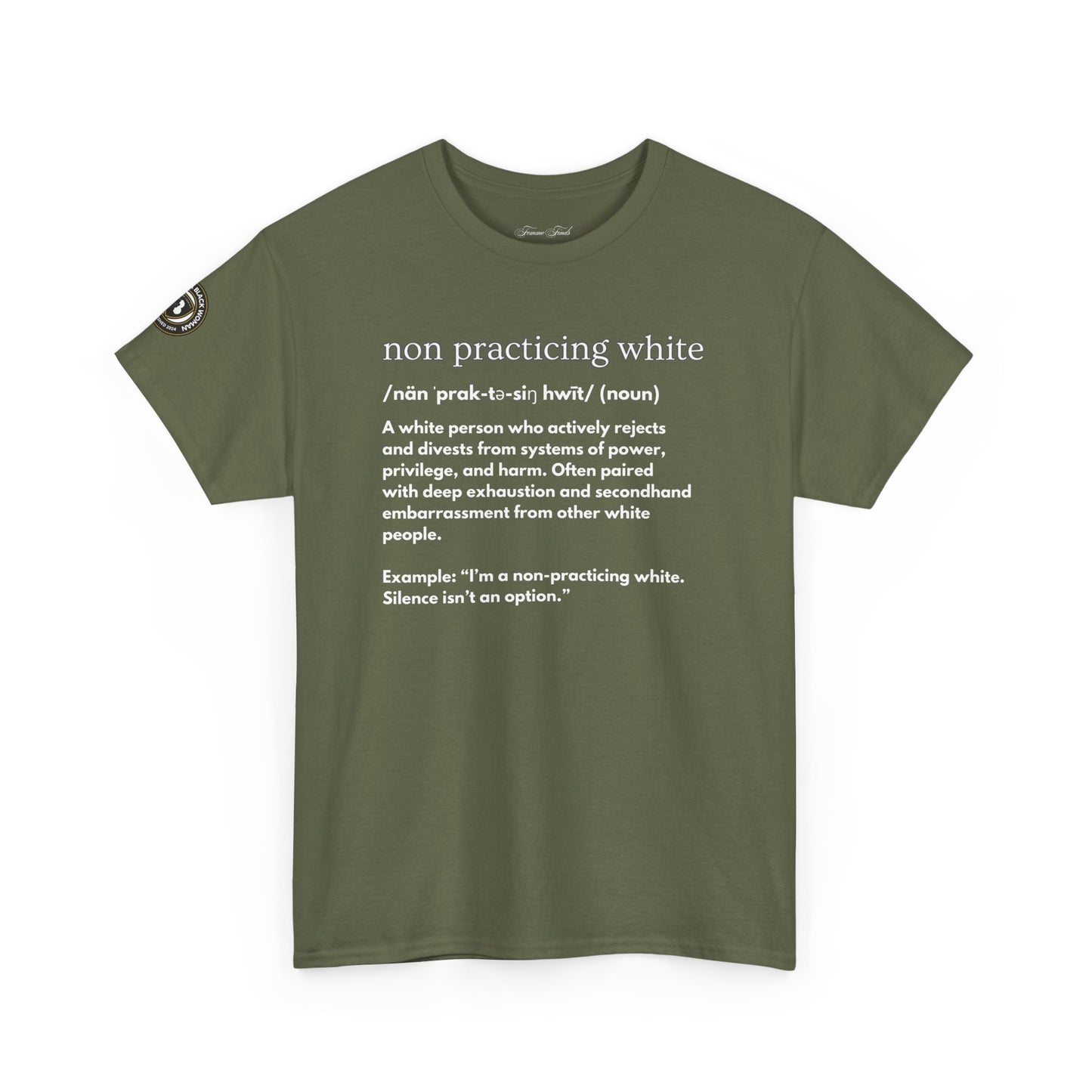 “NON PRACTICING WHITE” TSHIRT