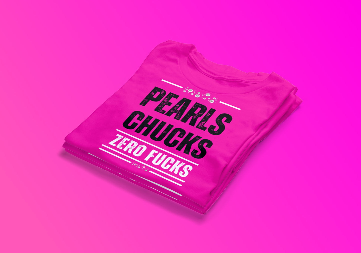 Pearls & Chucks Tee