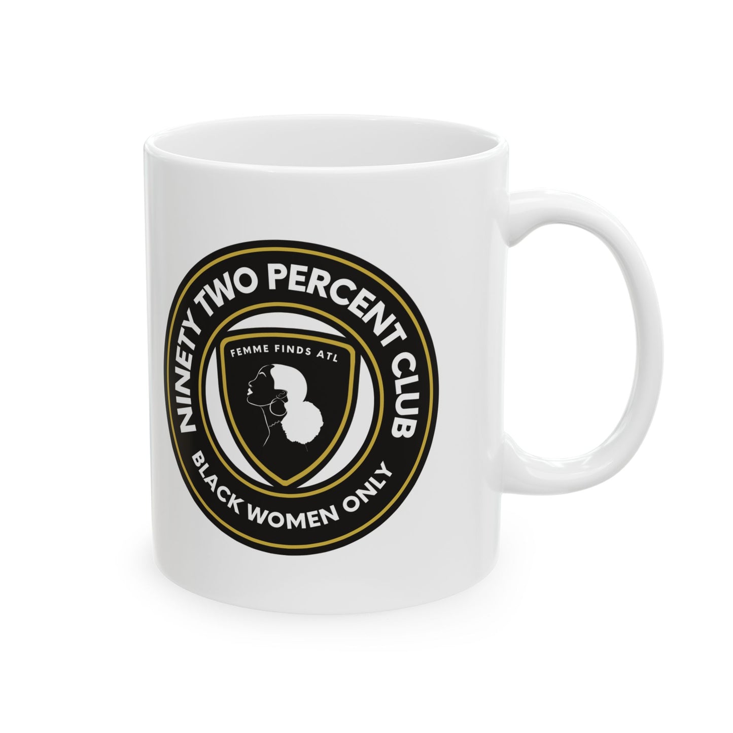 92% Club Members Only Mug