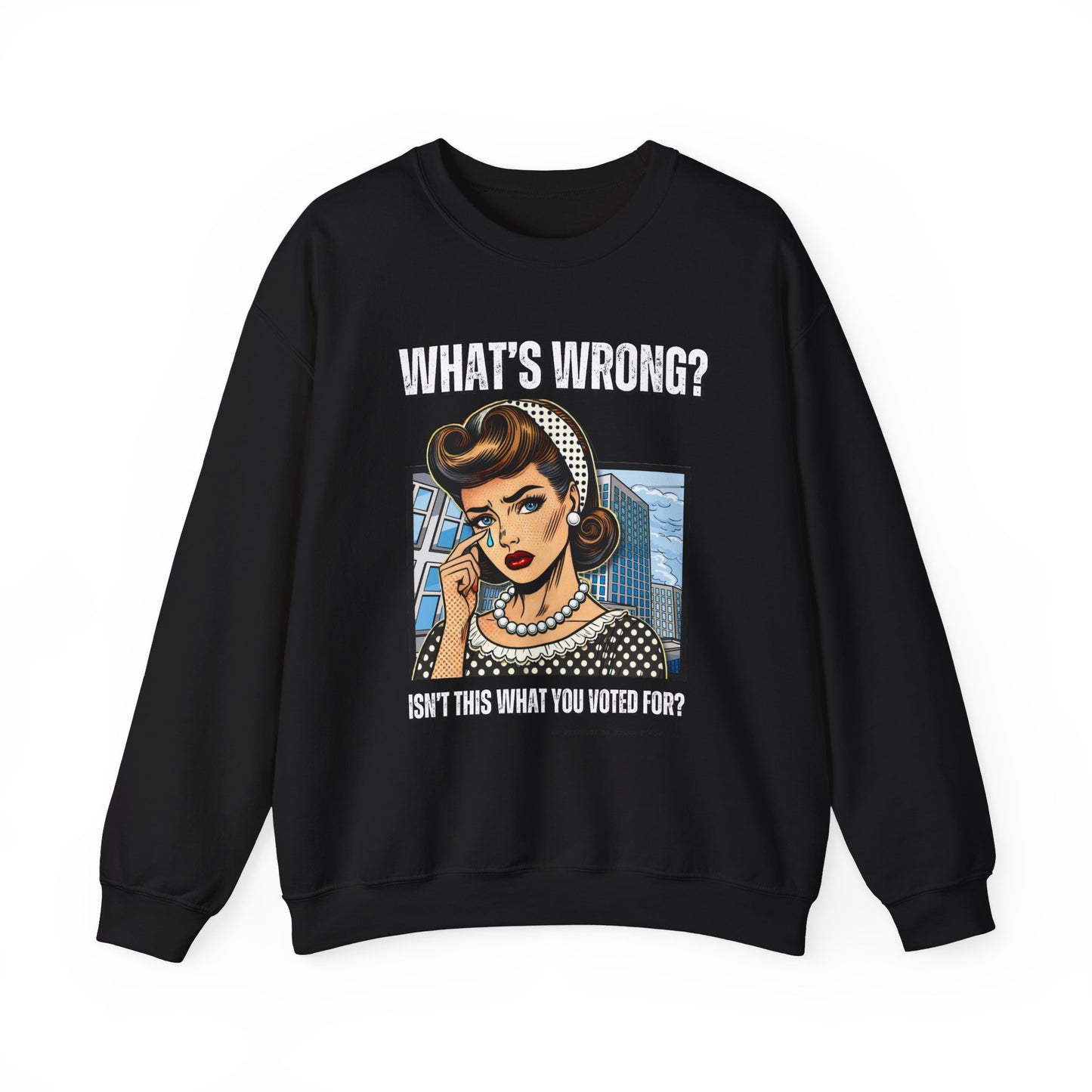 "What’s Wrong?" Statement Sweatshirt