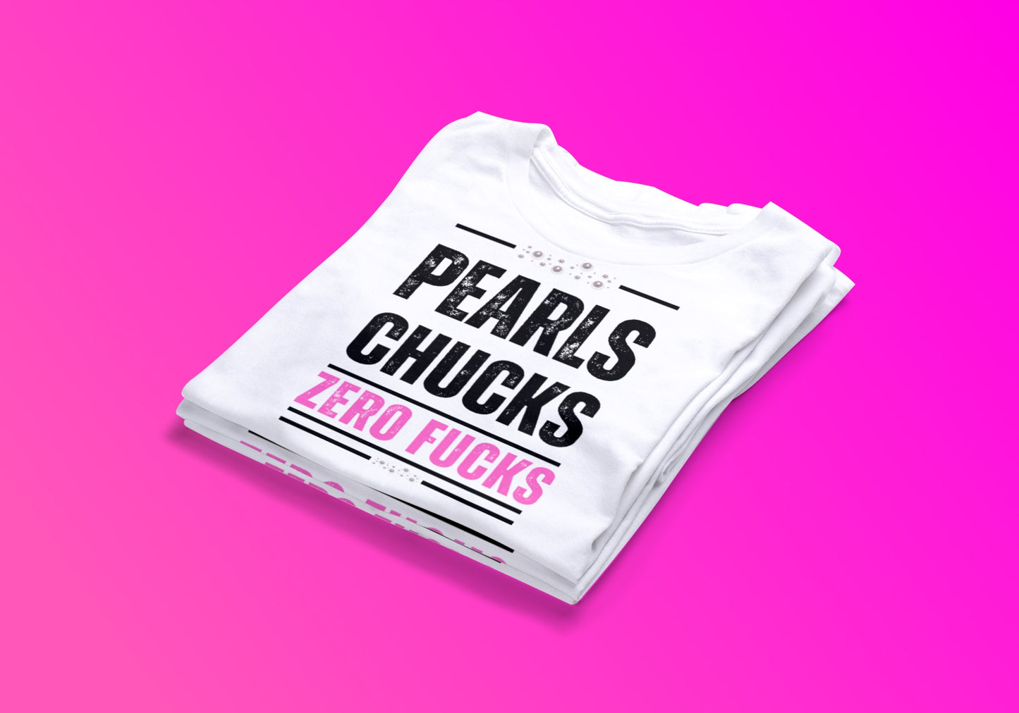 Pearls & Chucks Tee