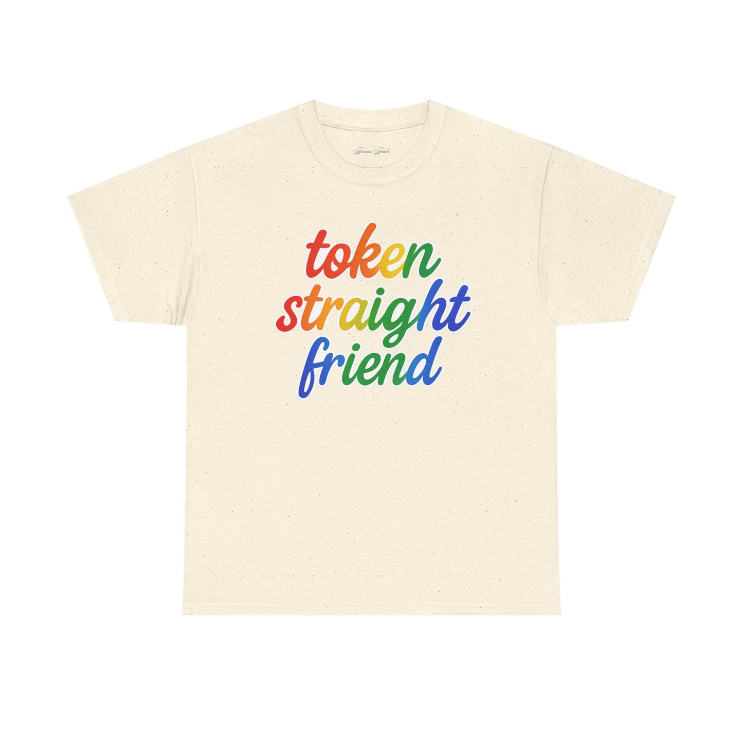 TOKEN STRAIGHT FRIEND PRIDE TSHIRT