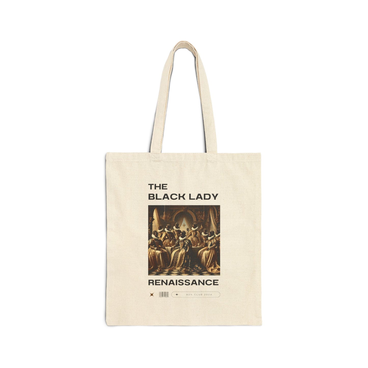 The Black Lady Canvas Tote Bag