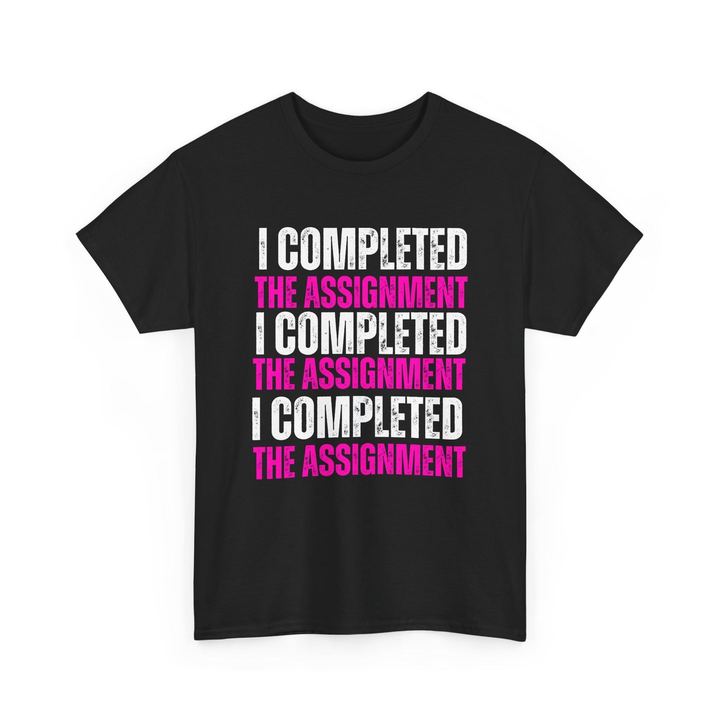 I Completed The Assignment Tshirt