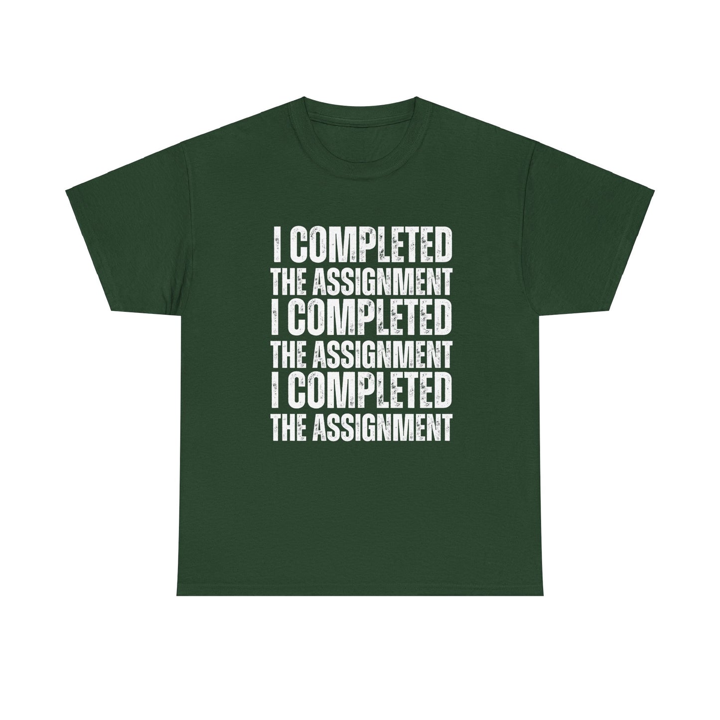 I Completed The Assignment Tshirt