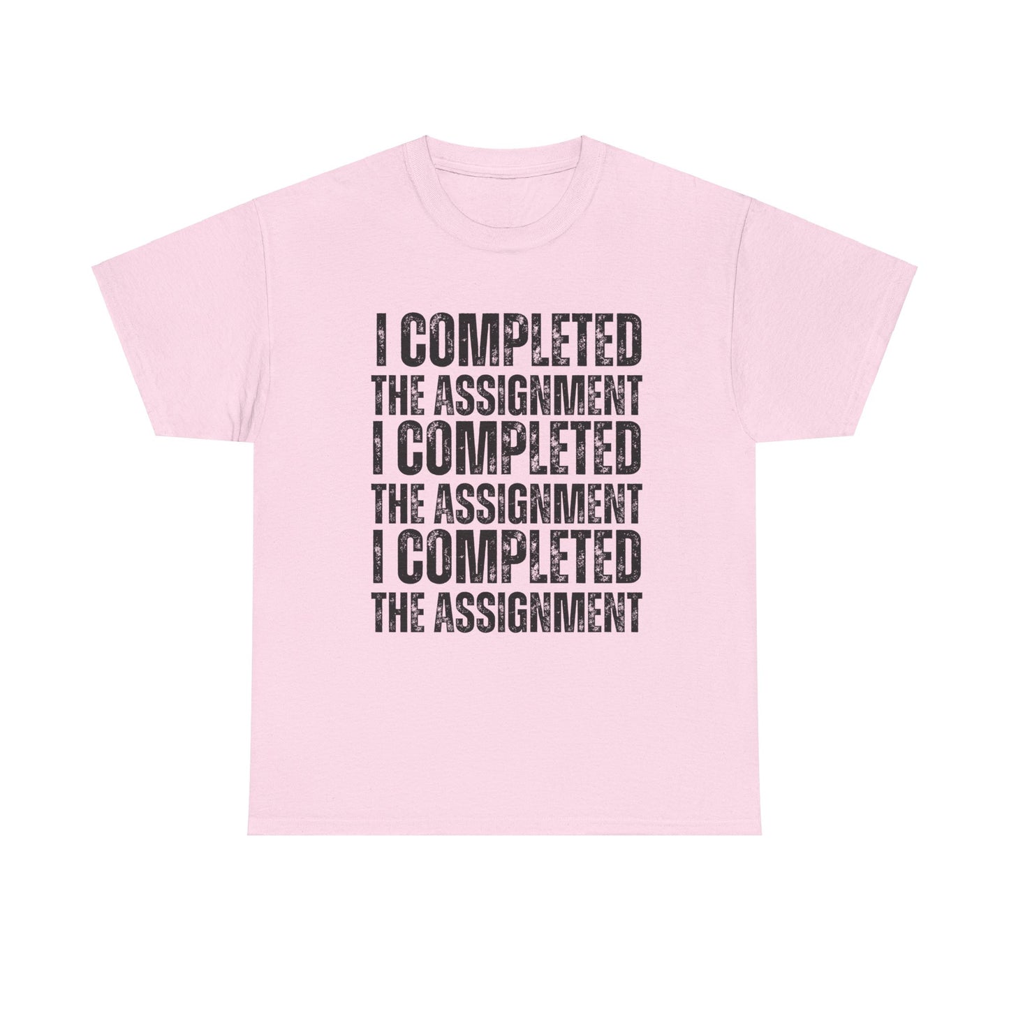 I Completed The Assignment Tshirt