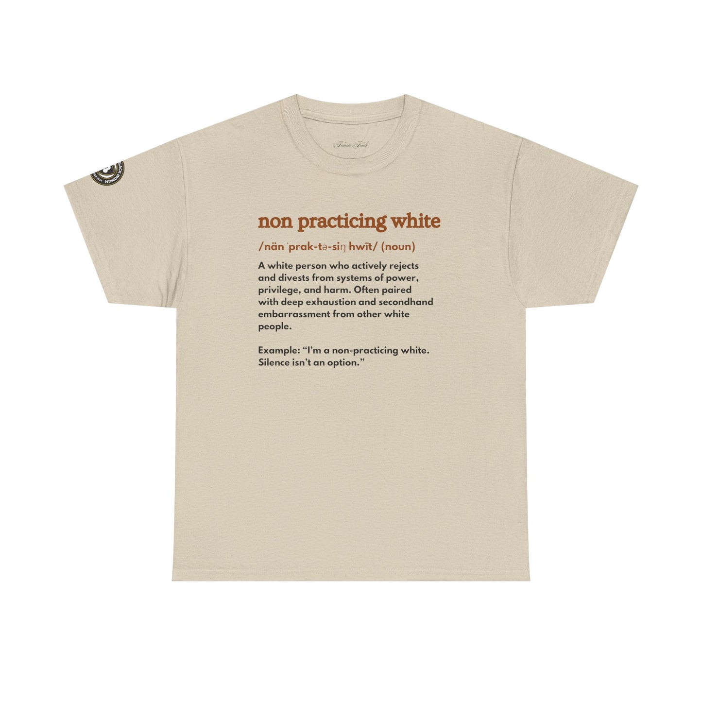 “NON PRACTICING WHITE” TSHIRT