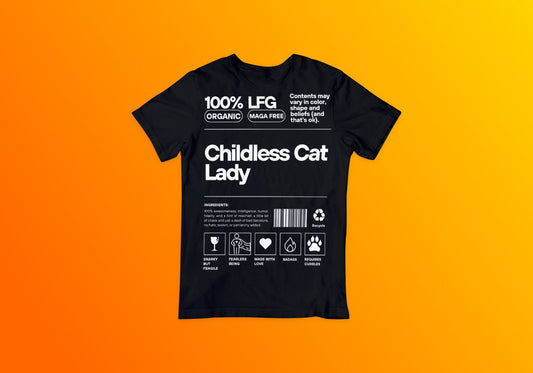 Cat Lady Label Tee